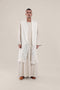 Long jellabiya with round neckline